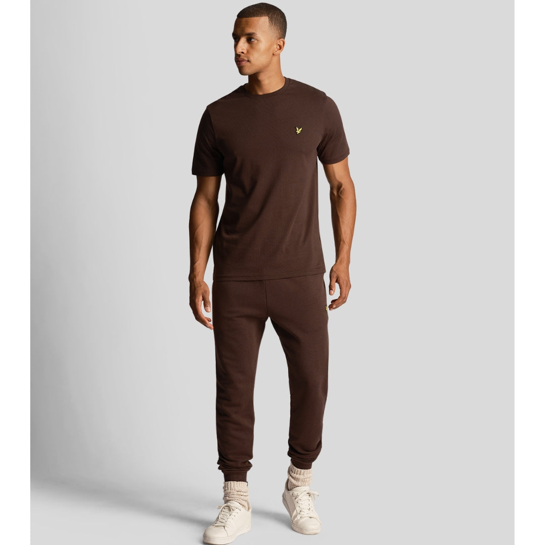 Lyle & Scott Branded Chest Logo Sediment T-Shirt