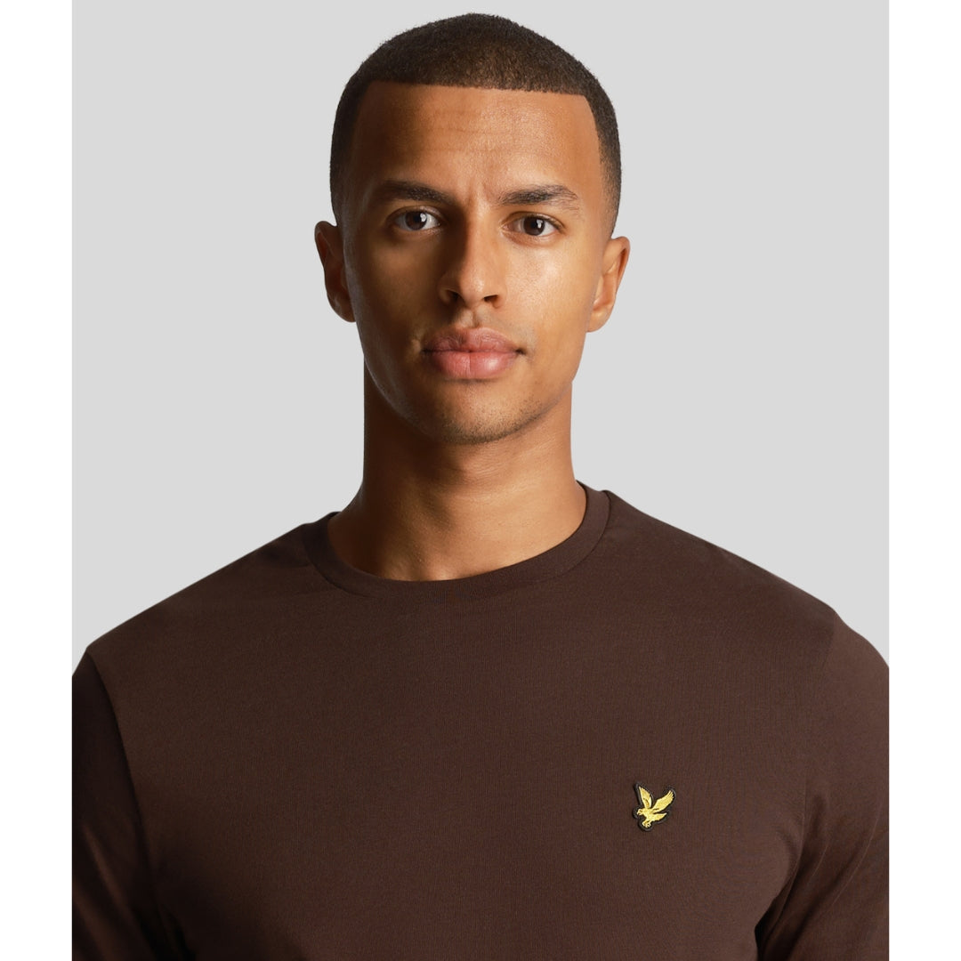 Lyle & Scott Branded Chest Logo Sediment T-Shirt