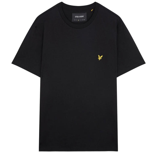 Lyle & Scott Branded Chest Logo Jet Black T-Shirt