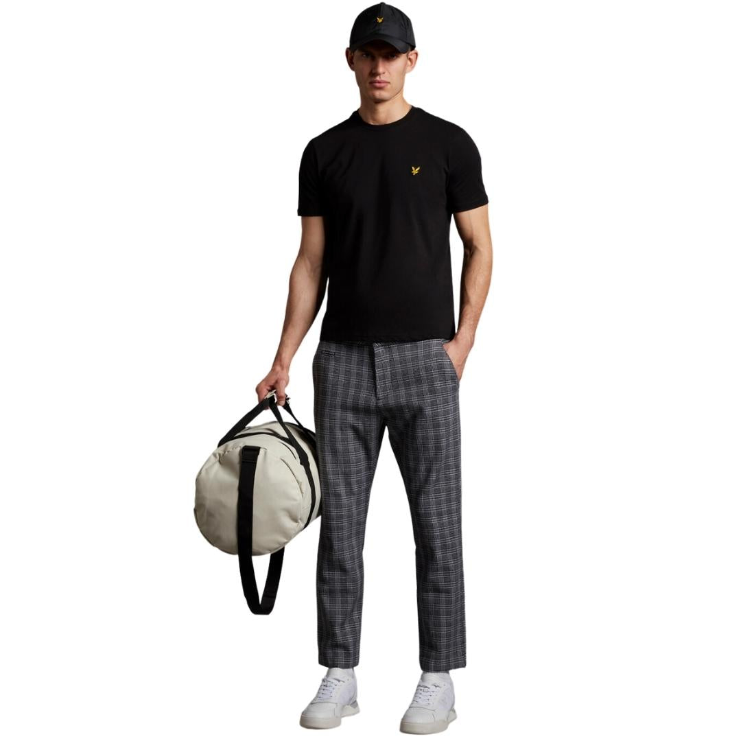 Lyle & Scott Branded Chest Logo Jet Black T-Shirt