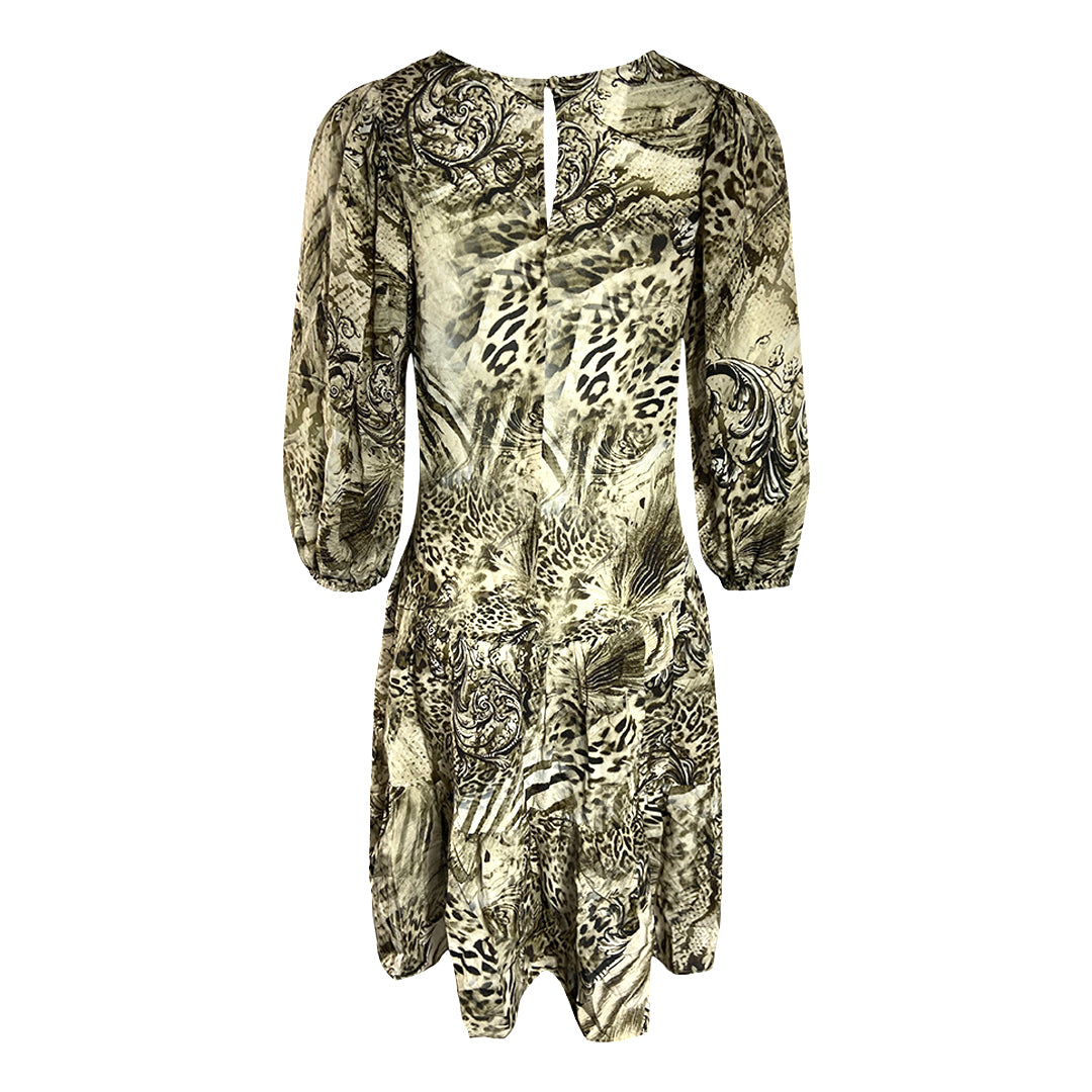 Inoa Fashion Makucha Panthera 1202117 Ruffled Layered Dress Womens