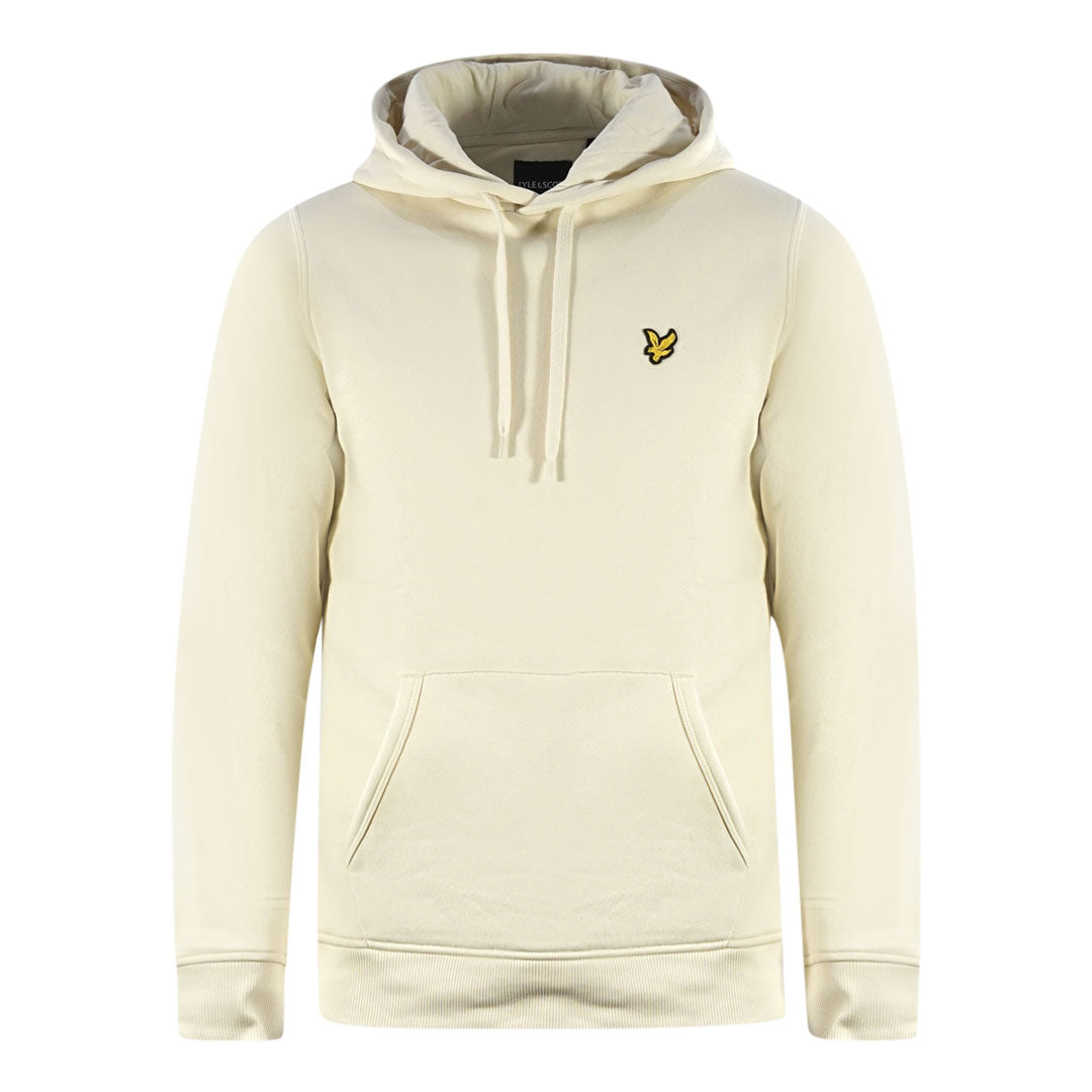 Lyle & Scott Brand Logo Beige Pull-Over Hoodie