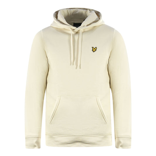 Lyle & Scott Brand Logo Beige Pull-Over Hoodie