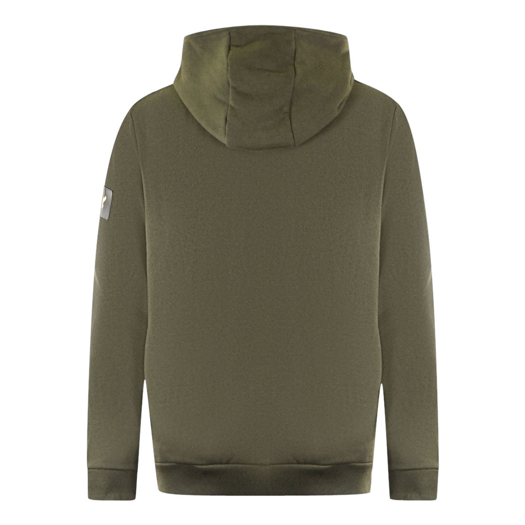 Lyle & Scott Plain Green Pull-Over Hoodie