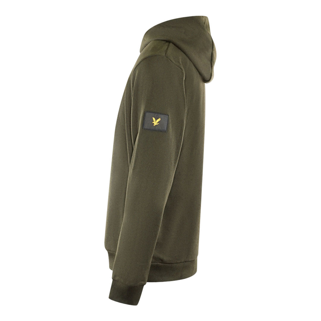 Lyle & Scott Plain Green Pull-Over Hoodie
