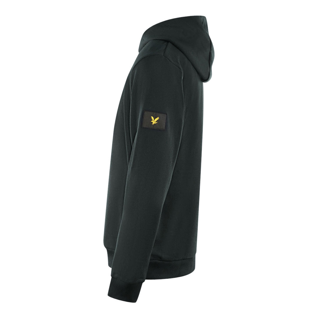 Lyle & Scott Plain Black Pull-Over Hoodie