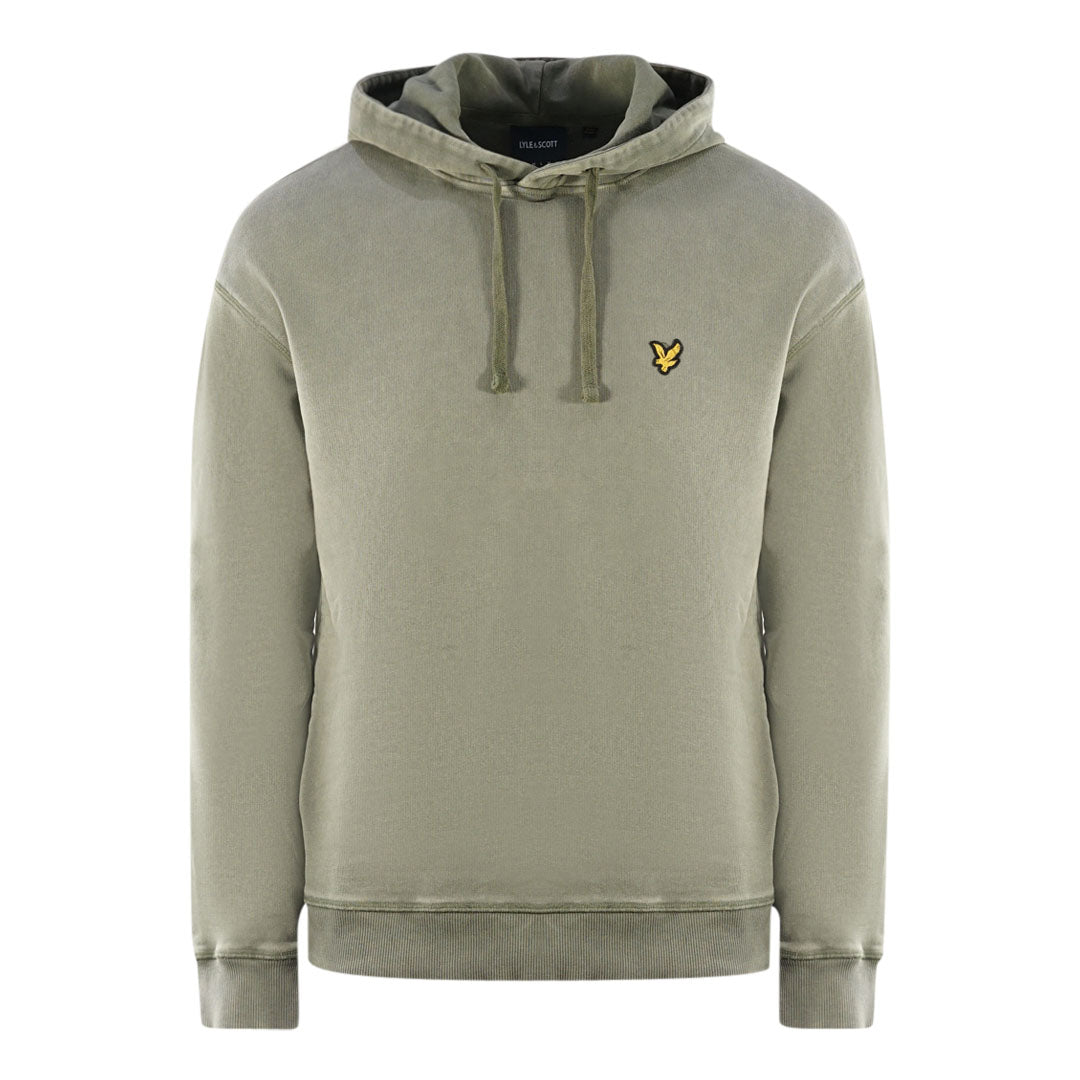 Lyle & Scott Brand Logo Green Pull-Over Hoodie