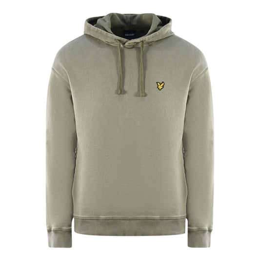 Lyle & Scott Brand Logo Green Pull-Over Hoodie