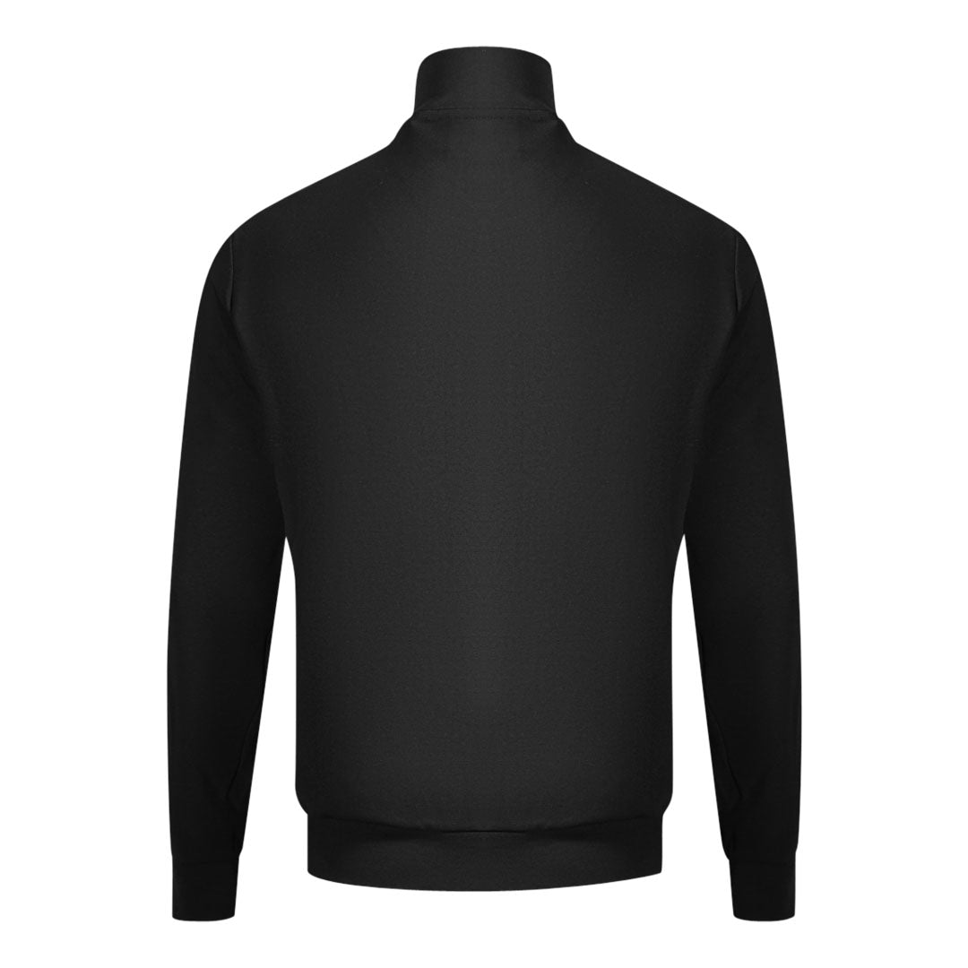 Lyle & Scott Zip Up Ottoman Black Track Jacket