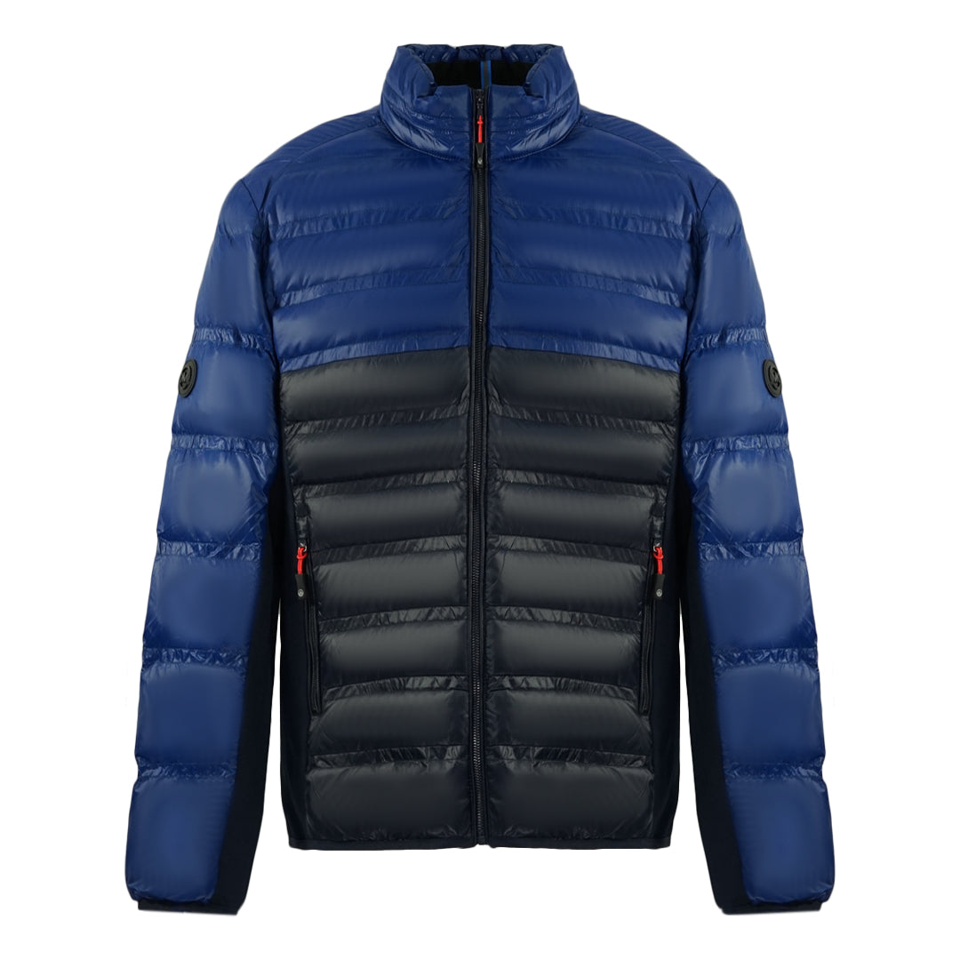 Michael Kors Penton Quilt Fibre Down Blue Jacket
