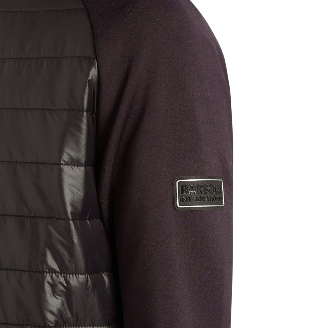 Barbour International Tes Baffle Half Zip Hoodie
