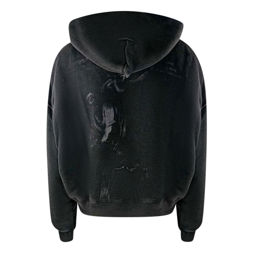 Off-White St Matthew Black Oversized Hoodie