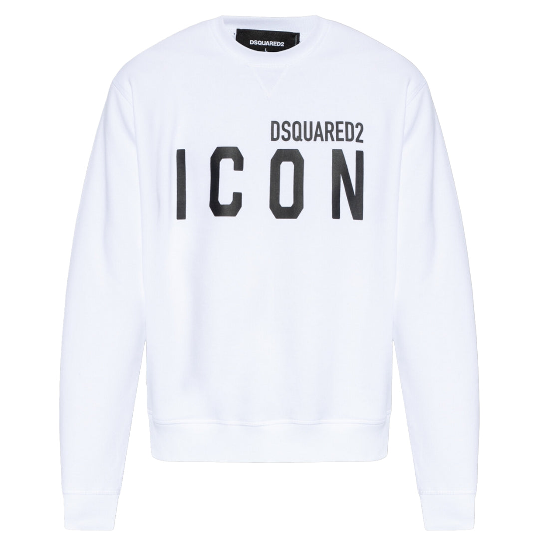 Dsquared2 Icon Logo Cool Fit White Sweatshirt