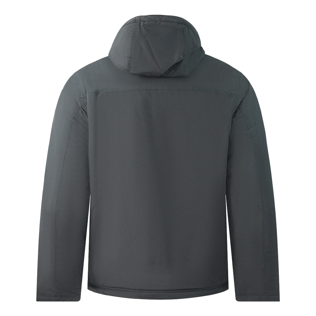 Napapijri A-Ice Black Hooded Fleece Jacket