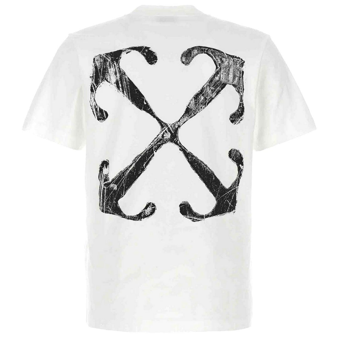 Off-White Scratch Arrow Slim White T-Shirt