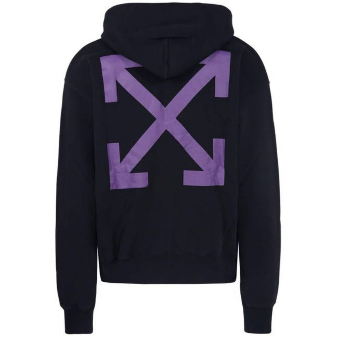 Off-White Arrow Caravaggio Mercy Skate Hood Black Orchid Hoodie