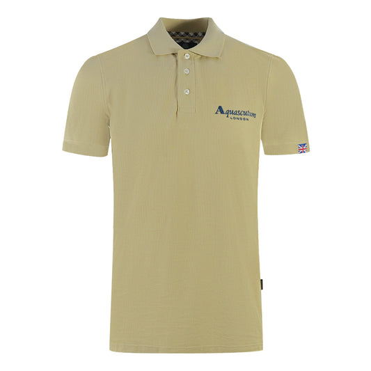 Aquascutum London 1851 Beige Polo Shirt