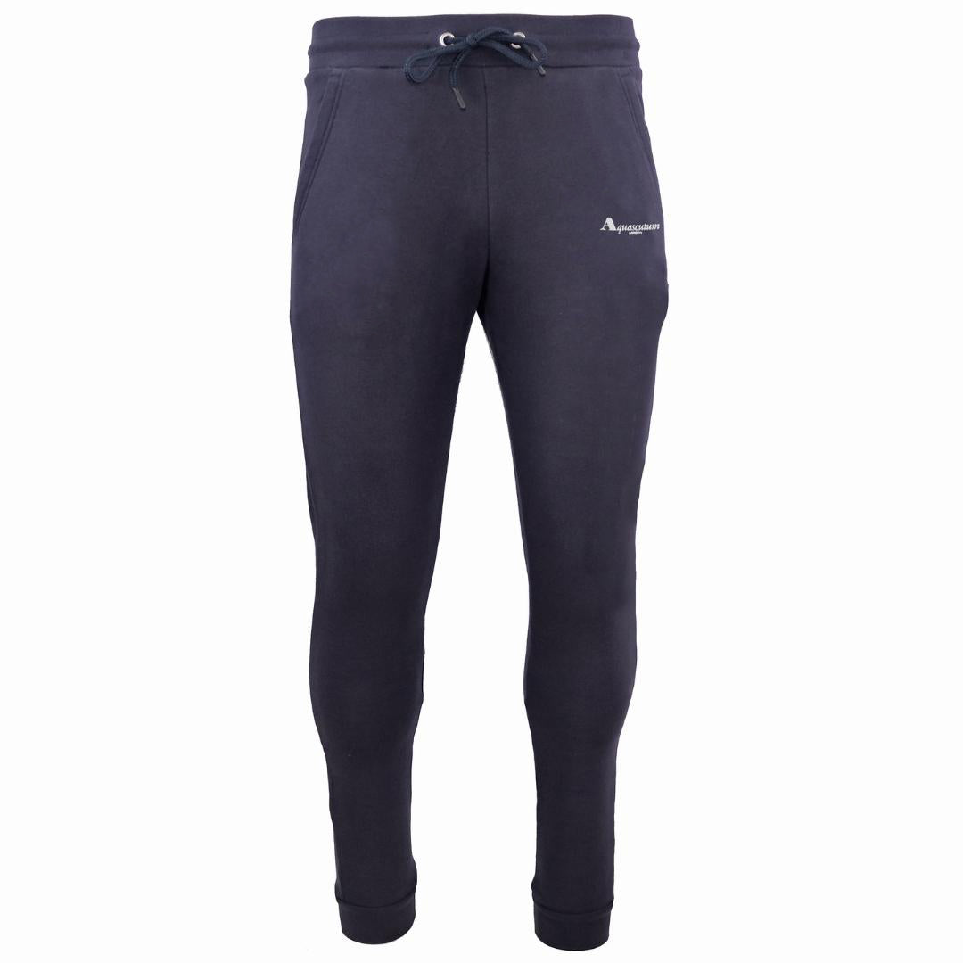 Aquascutum Logo Navy Sweat Pants