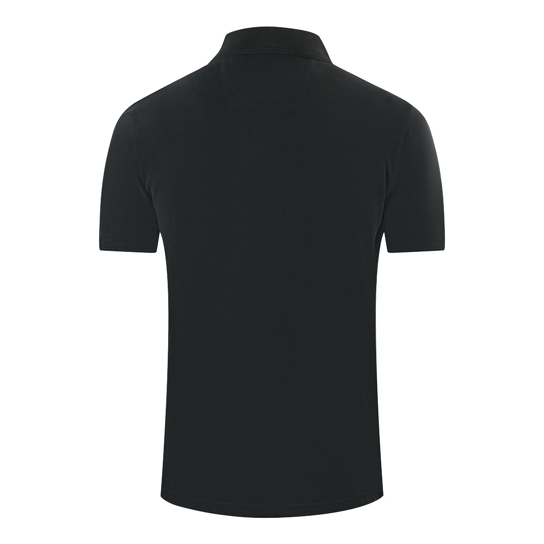 Parajumpers Patch Polo Patch Logo Black Polo Shirt