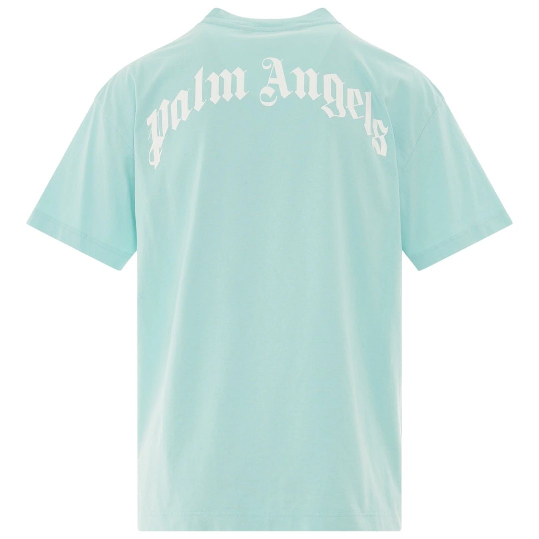 Palm Angels Classic Shark Design Light Blue T-Shirt