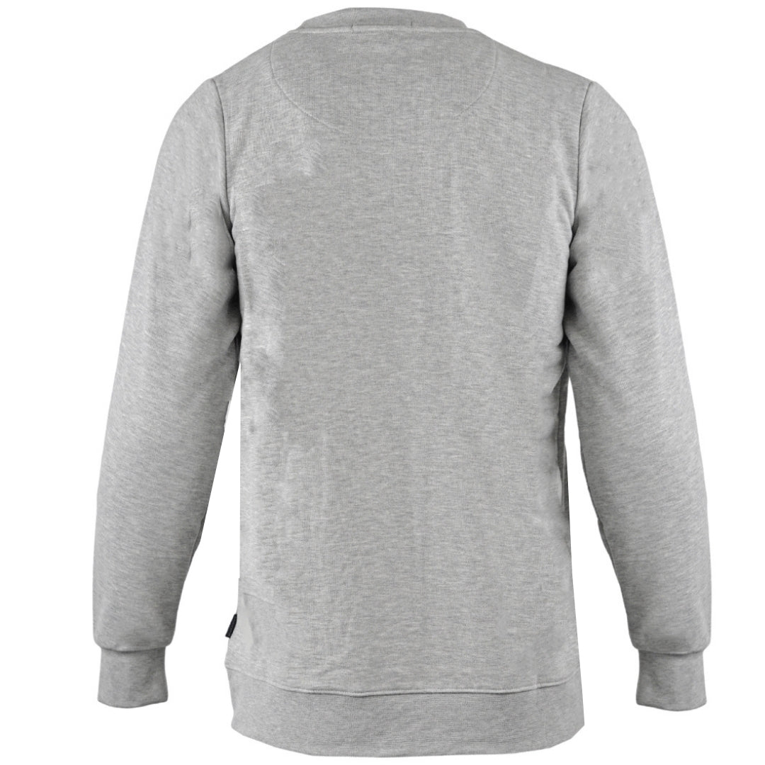 Aquascutum Large Crest Crew Neck Grey Sweatshirt