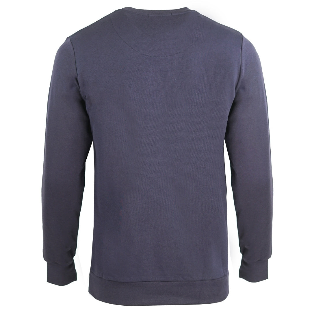 Aquascutum "A" Logo Navy Sweatshirt