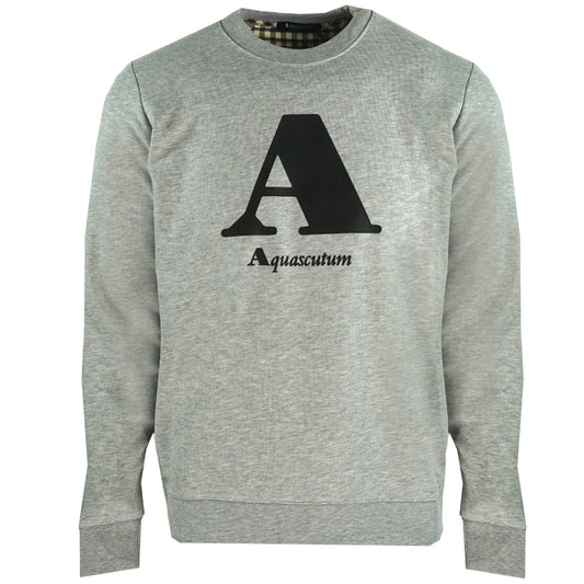 Aquascutum "A" Logo Grey Sweatshirt