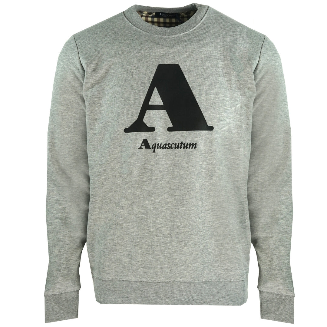 Aquascutum "A" Logo Grey Sweatshirt