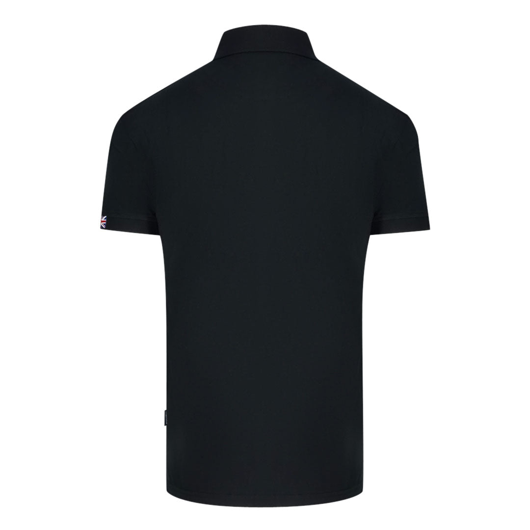 Aquascutum Aldis Black Polo Shirt
