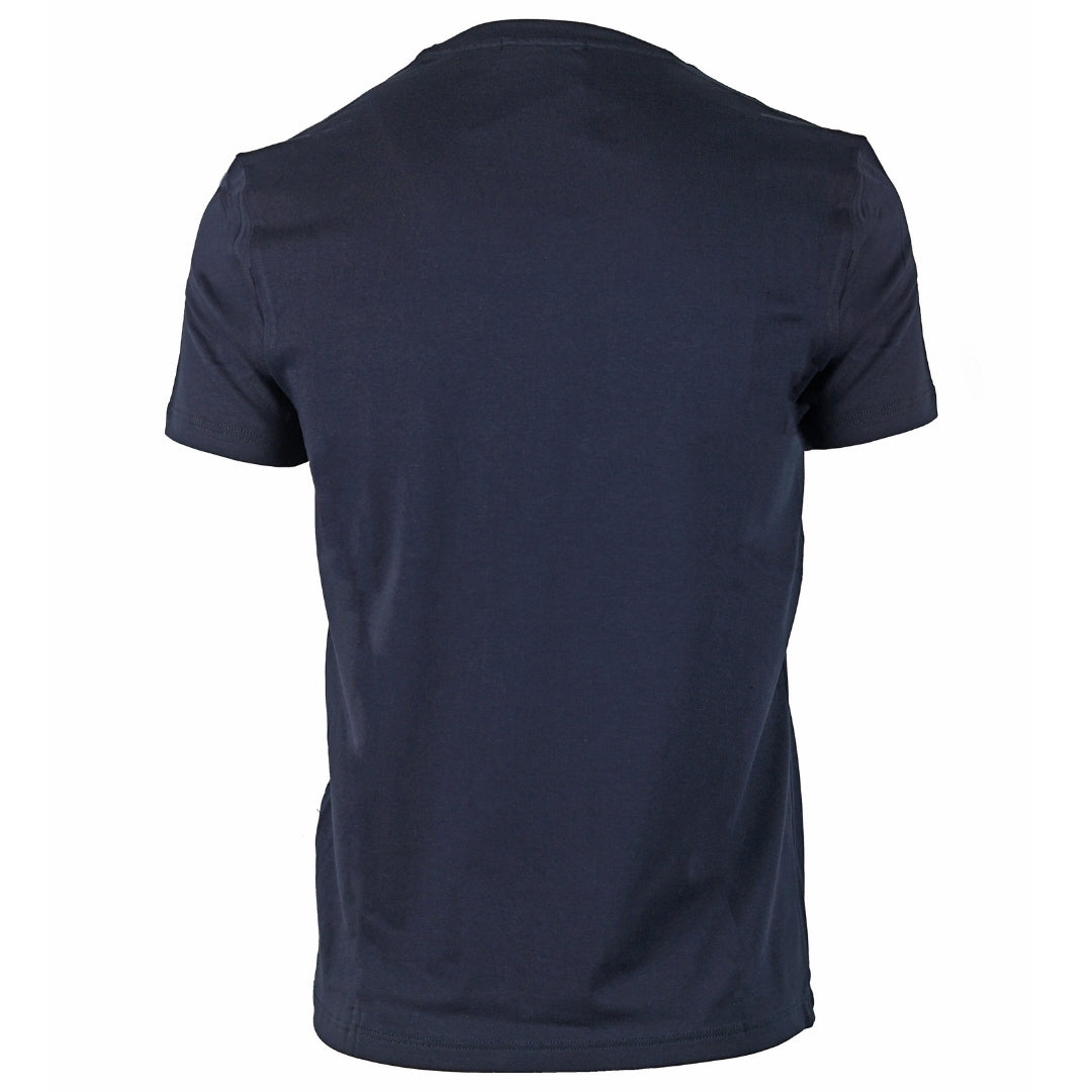 Aquascutum Sleeve Logo Navy T Shirt