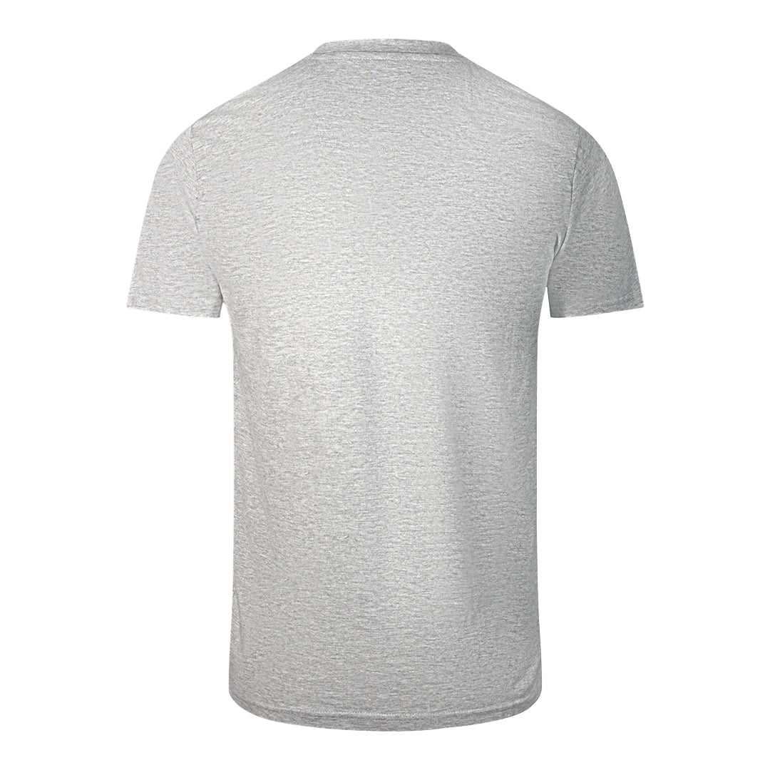 Cavalli Class Large Gold Tiger Stencil Logo Grey T-Shirt - Nova Clothing