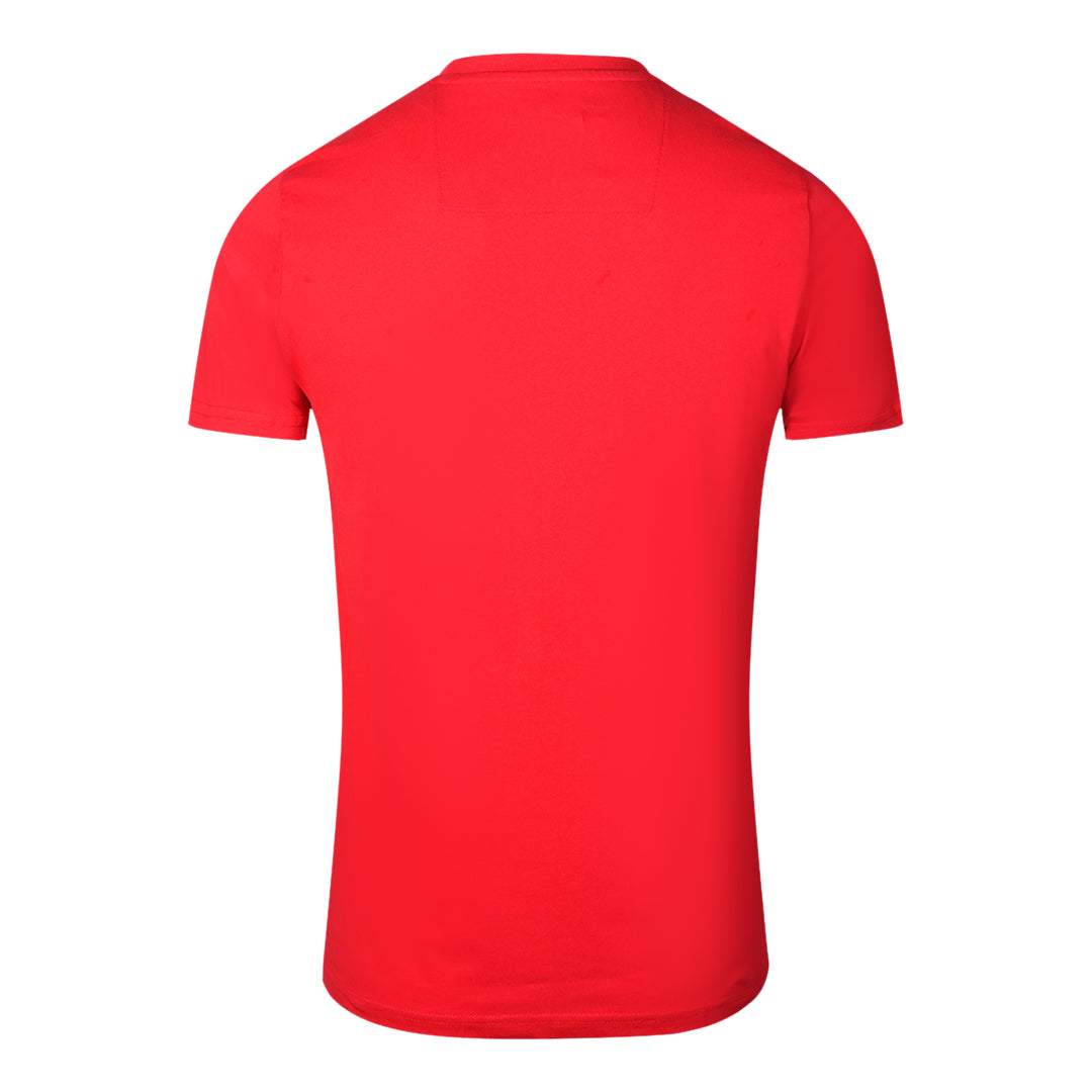 Cavalli Class Bold Logo Red T-Shirt - Nova Clothing
