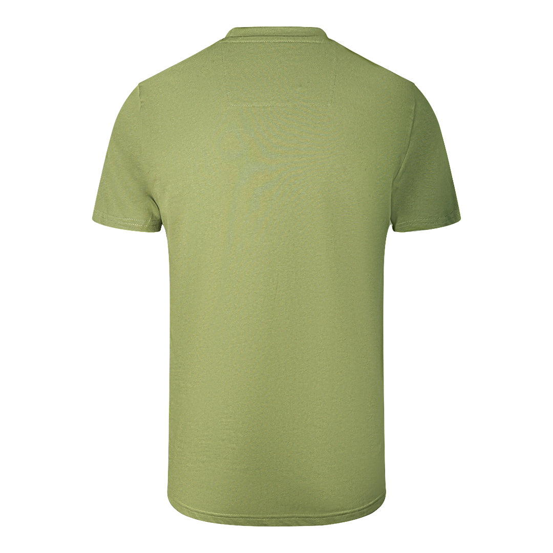 Cavalli Class Scales Design Logo Green T-Shirt