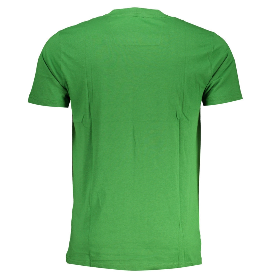 Cavalli Class Bold Black Logo Green T-Shirt