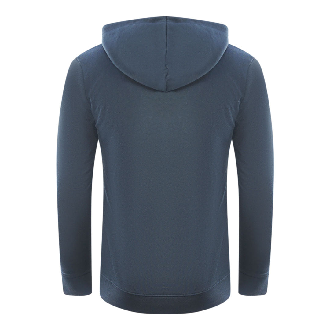 Cavalli Class Sprinting Leopard Logo Navy Blue Hoodie