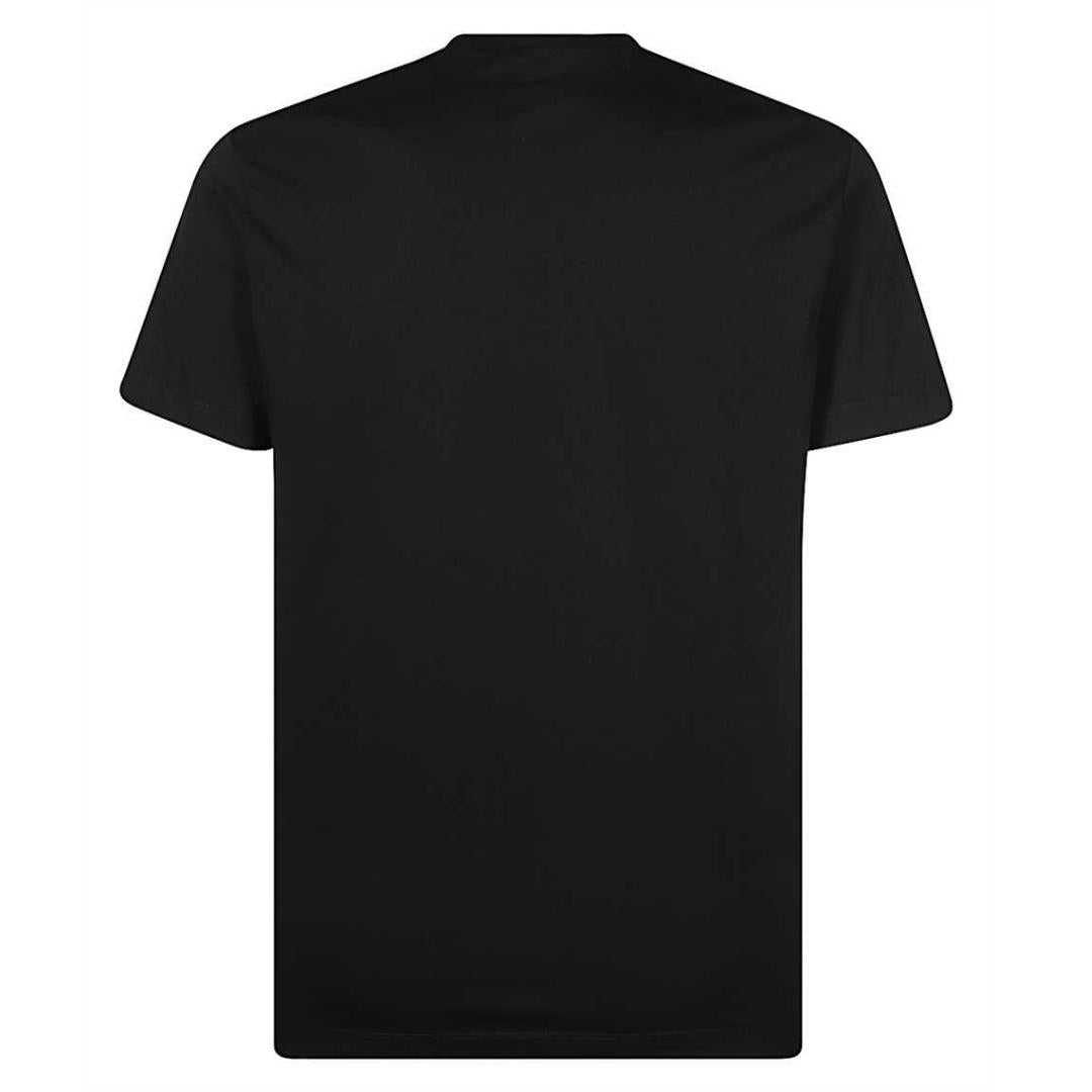 Dsquared2 Multi Logo Wave Black T-Shirt