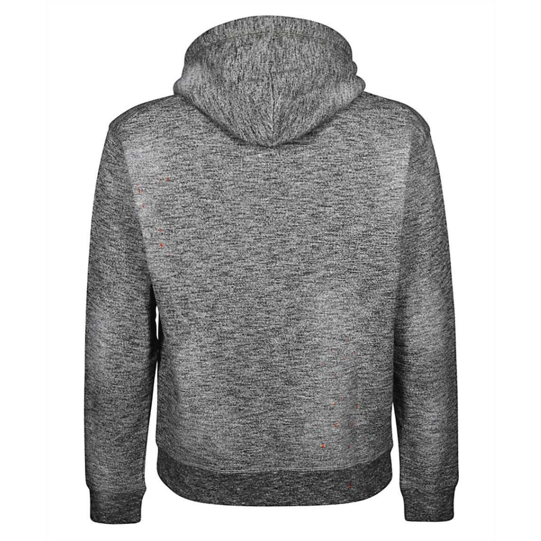 Dsquared2 DSQ2 Sport Paint Splash Grey Hoodie Jacket