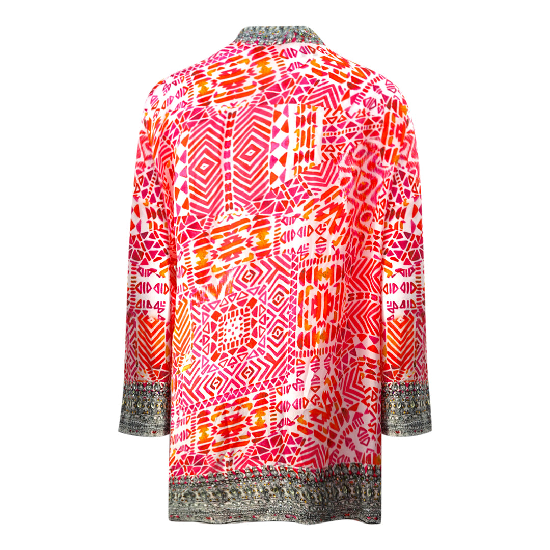 Inoa Shiraz 1923 Red Box Kimono Cover Up