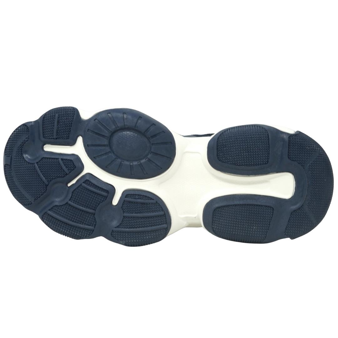 Plein Sport Brand Logo Tag Navy Blue Sneakers
