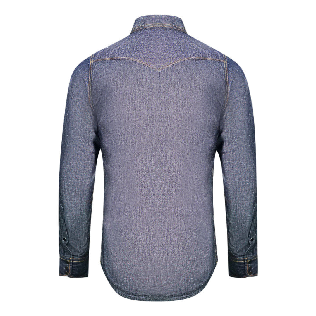 Diesel Dark Blue Long Sleeve Denim Shirt