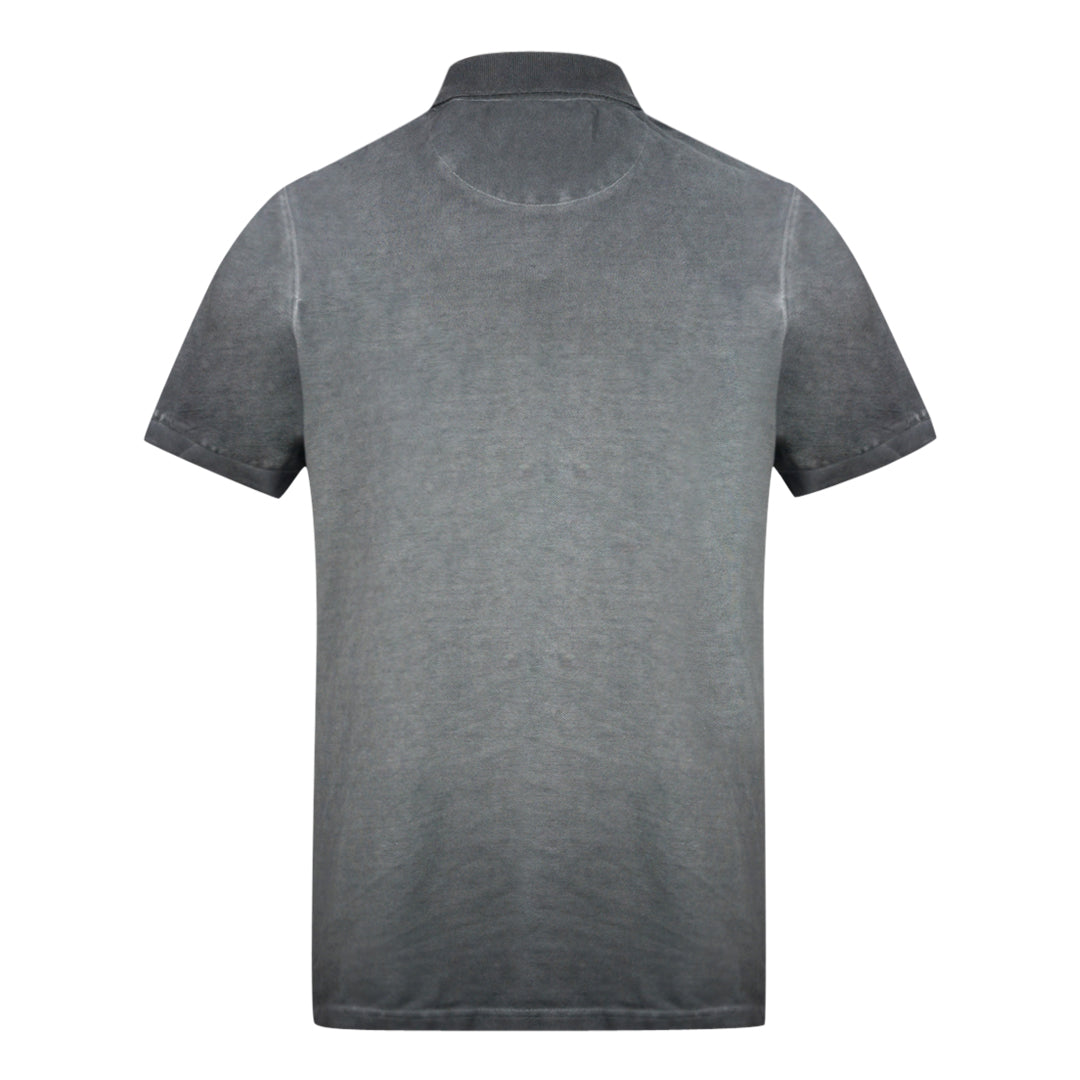Lyle & Scott True Black Faded Ink Wash Polo Shirt - Nova Clothing