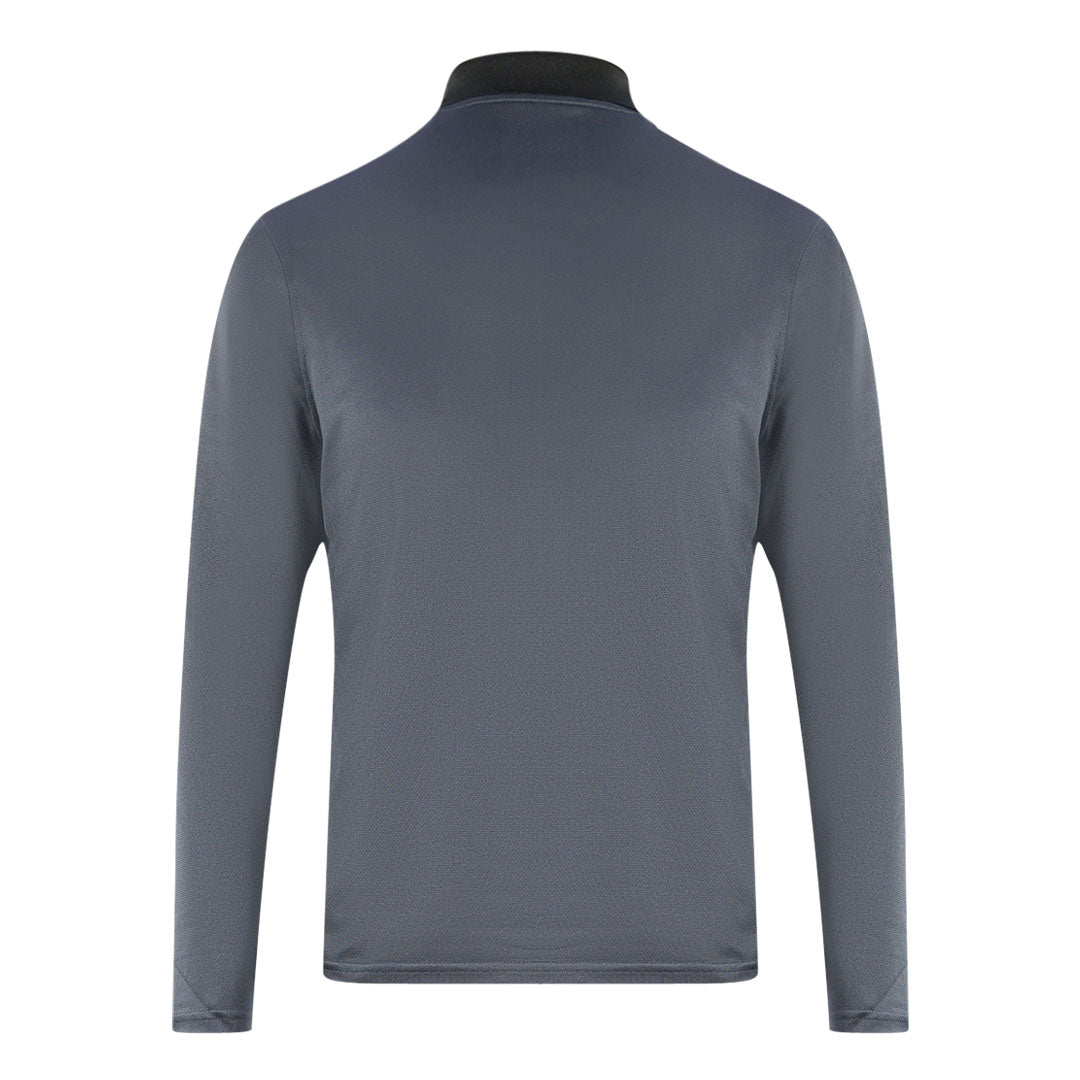 Lyle & Scott Golf Venteech Long Sleeve Dark Grey Polo Shirt