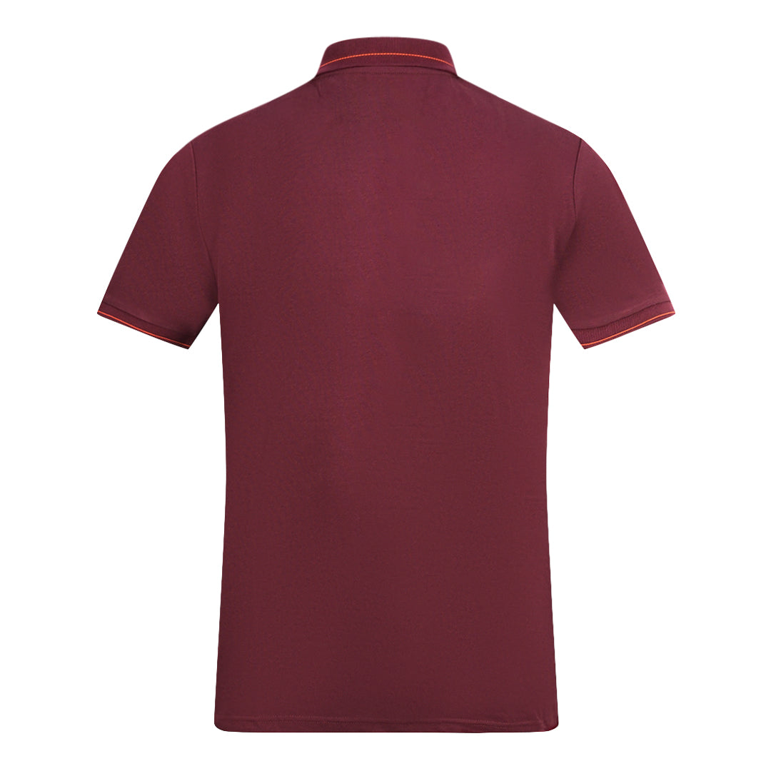 Lyle & Scott Battle Rust Branded Collar Polo Shirt