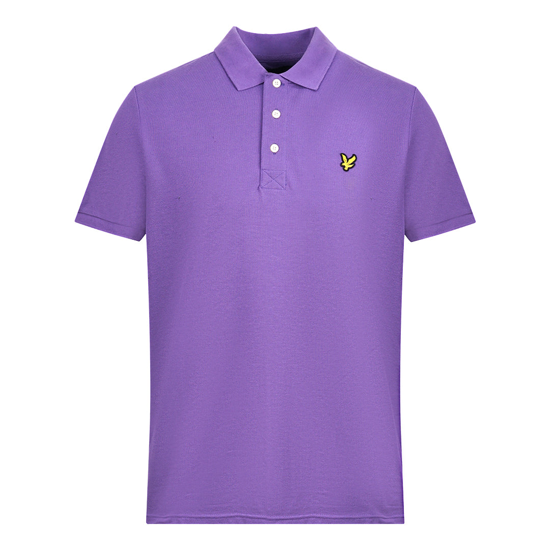 Lyle & Scott Violet Plain Polo Shirt