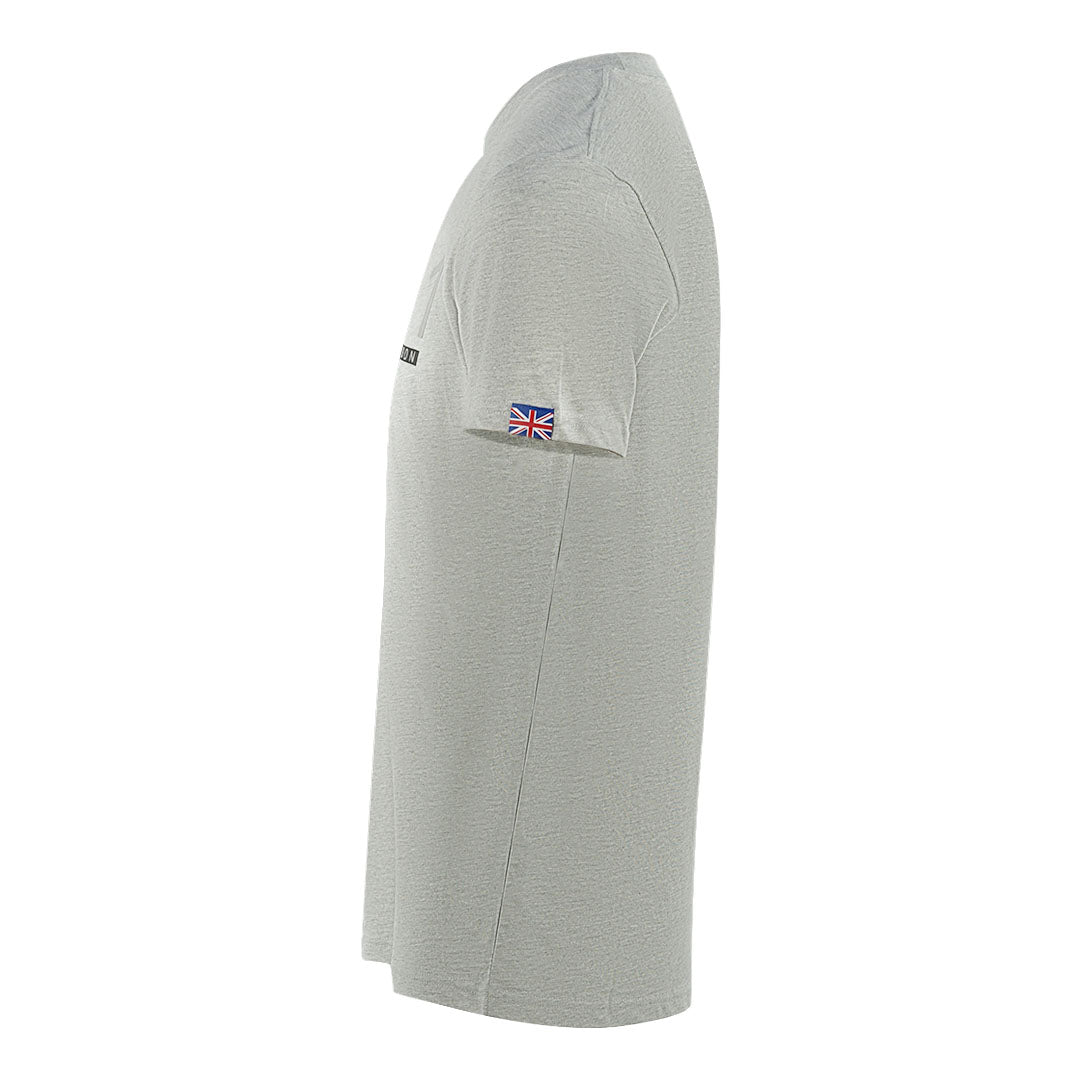 Aquascutum London 1851 Split Logo Grey T-Shirt