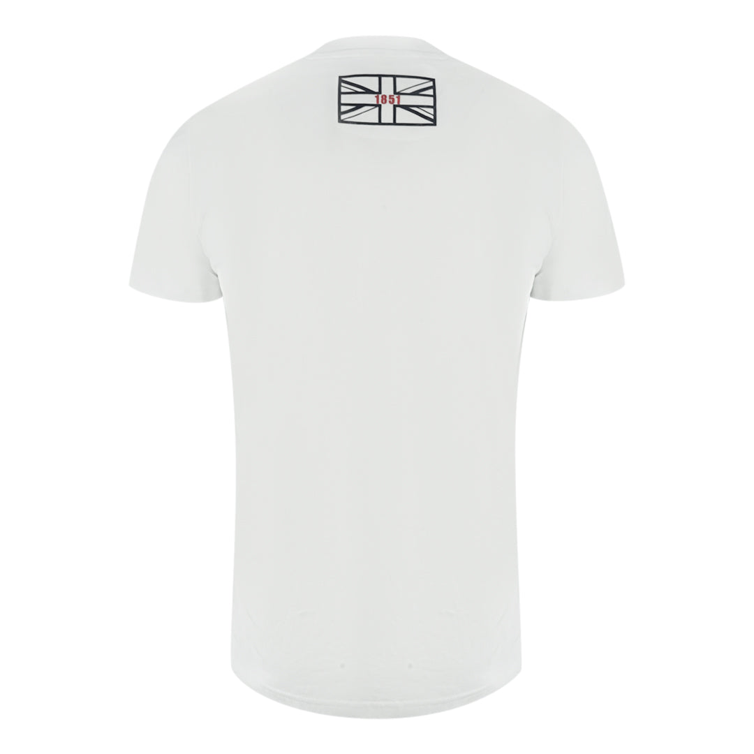 Aquascutum London Circle Logo White T-Shirt