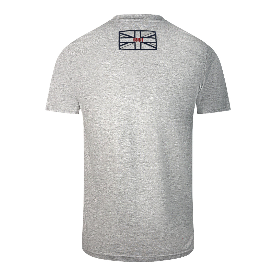 Aquascutum London Circle Logo Grey T-Shirt
