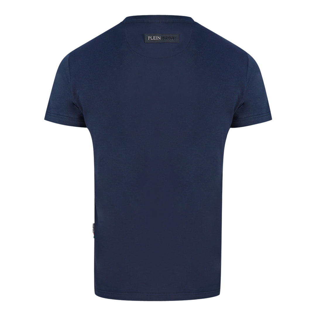 Plein Sport Black 3D Logo Navy Blue T-Shirt