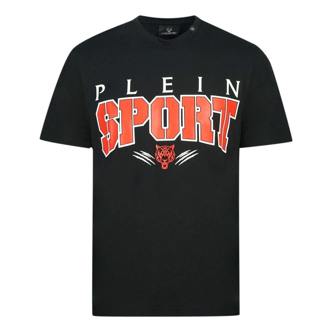 Plein Sport Bold Sport Logo Black T-Shirt