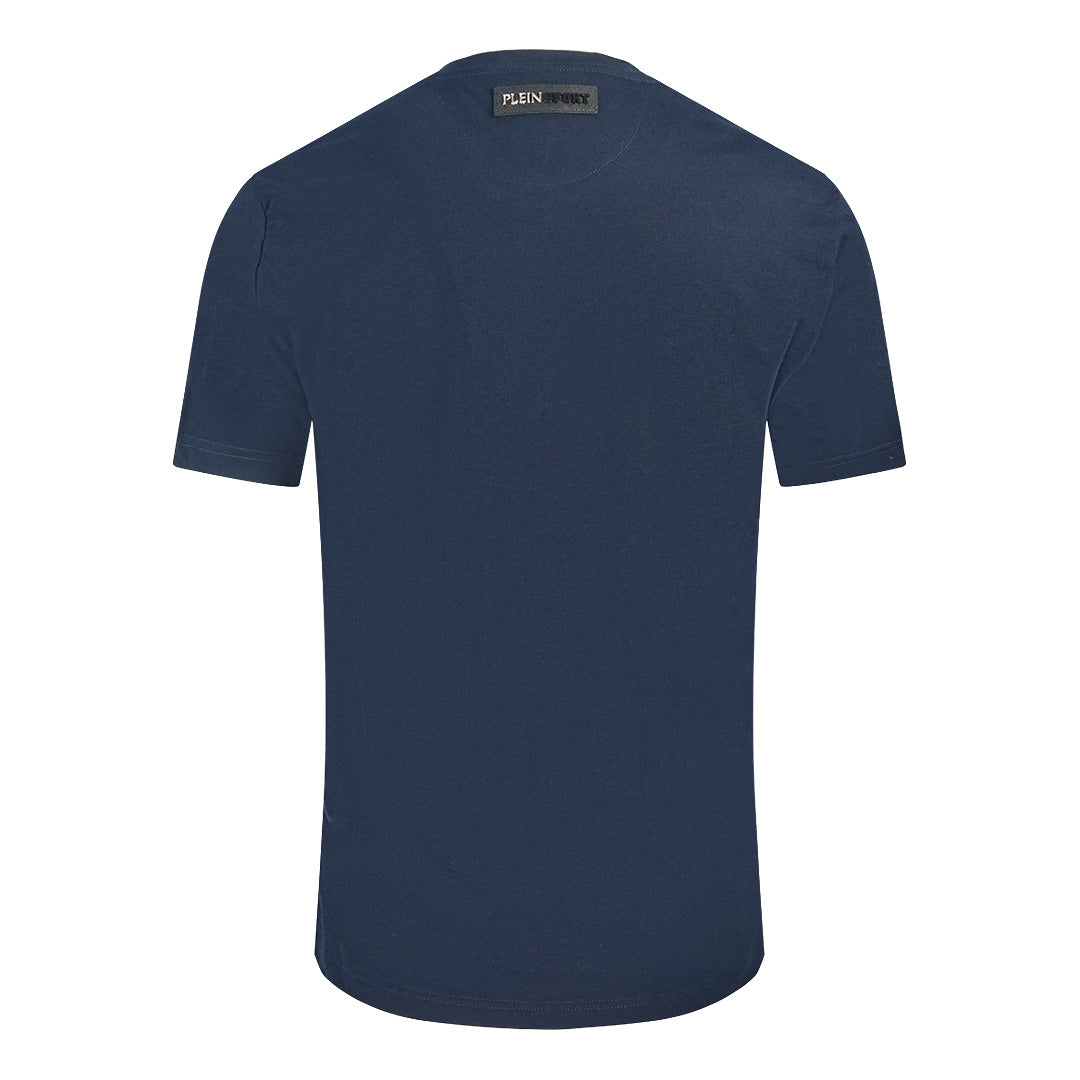 Plein Sport Bold Split Logo Navy Blue T-Shirt